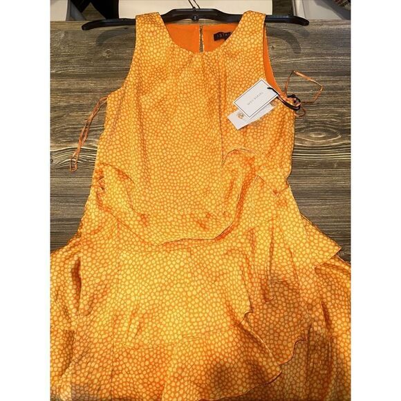 1. State Russet Bright Skies Dress Women Size XXS Summer Tierred Midi. NWT 7 - Picture 1 of 10
